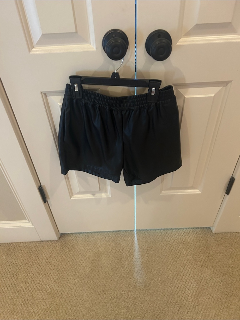 Generation Love Black Athletic Shorts with Elastic Waistband